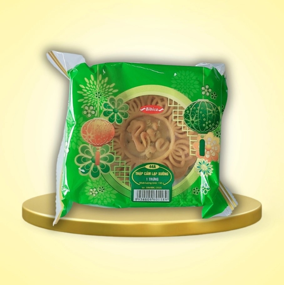 Bánh nướng dinh dưỡng Thập cẩm lạp xưởng 44A Bibica — 150g 1 trứng GI thấp