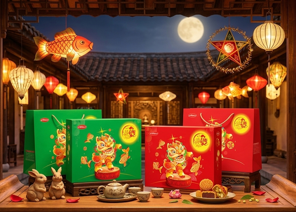 Hộp 4 bánh Bibica — Châu Ngọc Khang